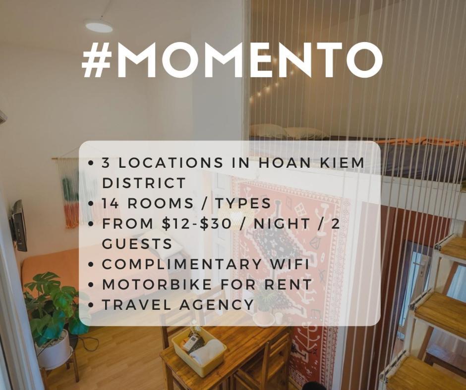 Hostel Momento Boutique House 1 Hanoi Zewnętrze zdjęcie